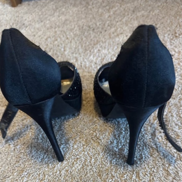 Black sparkling heels - Picture 3 of 3